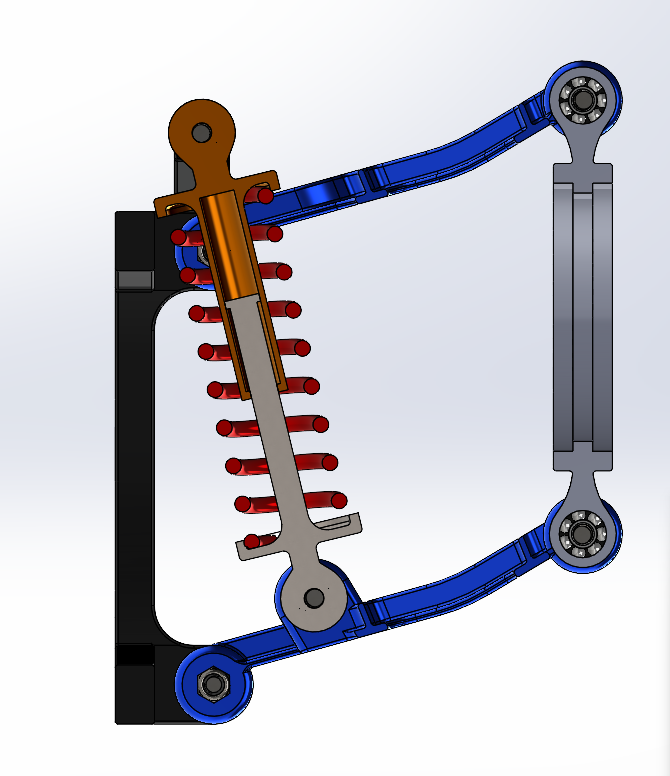 悬架模型（在上下文弹簧建模中）